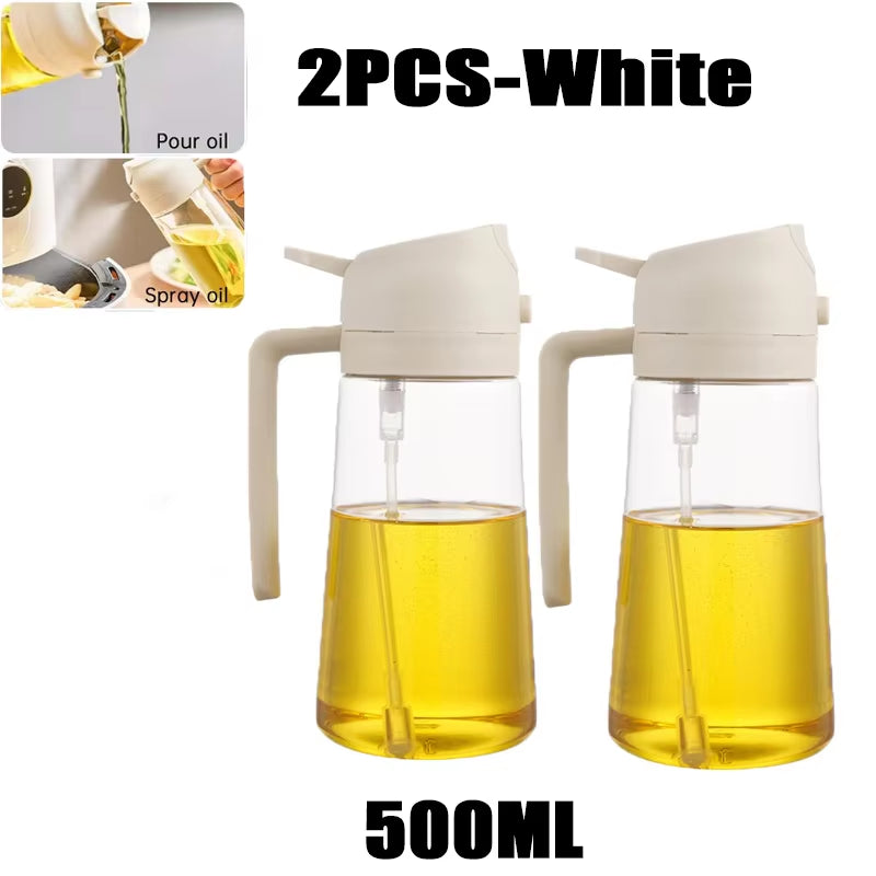 Öl Sprühflasche 2-in-1 | 500ml | BBQ, Backen & Grillen