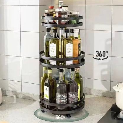 360°-Gewürzregal Drehbar 