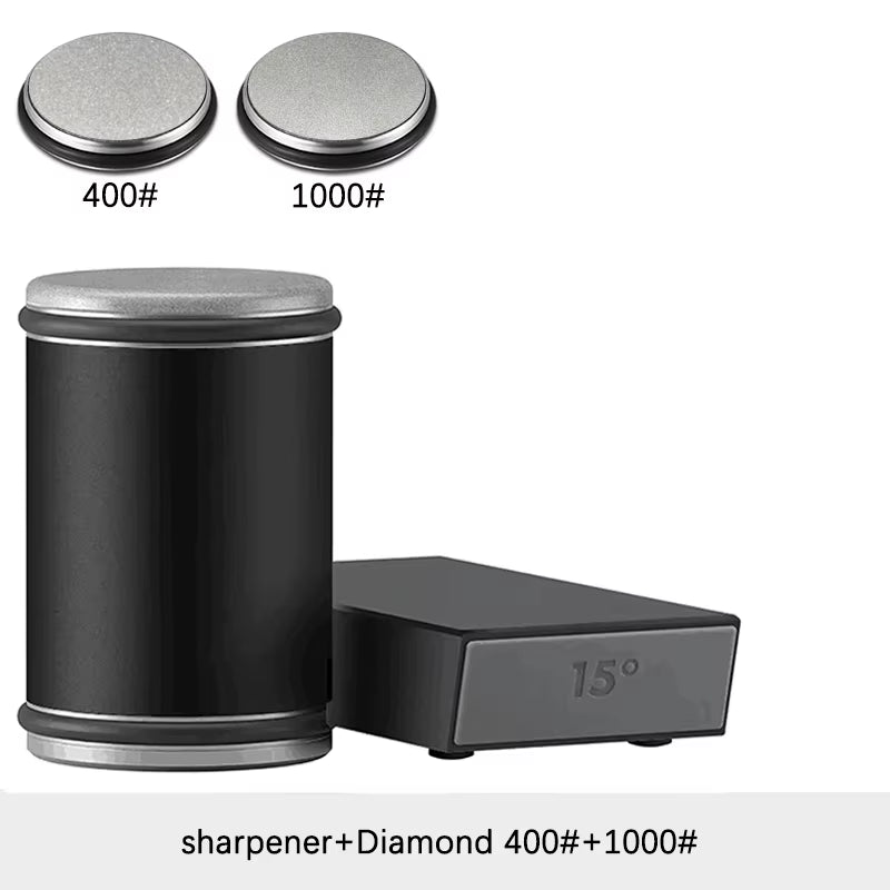 Messerschärfer Set | Diamant | Magnethalter | 15° & 20°
