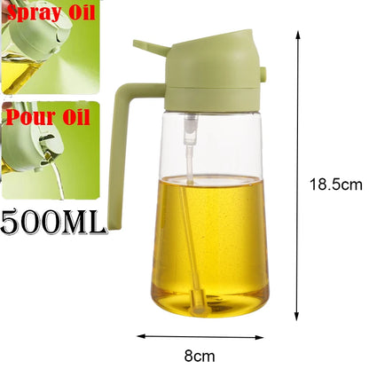 Öl Sprühflasche 2-in-1 | 500ml | BBQ, Backen & Grillen