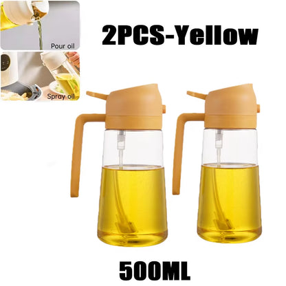 Öl Sprühflasche 2-in-1 | 500ml | BBQ, Backen & Grillen