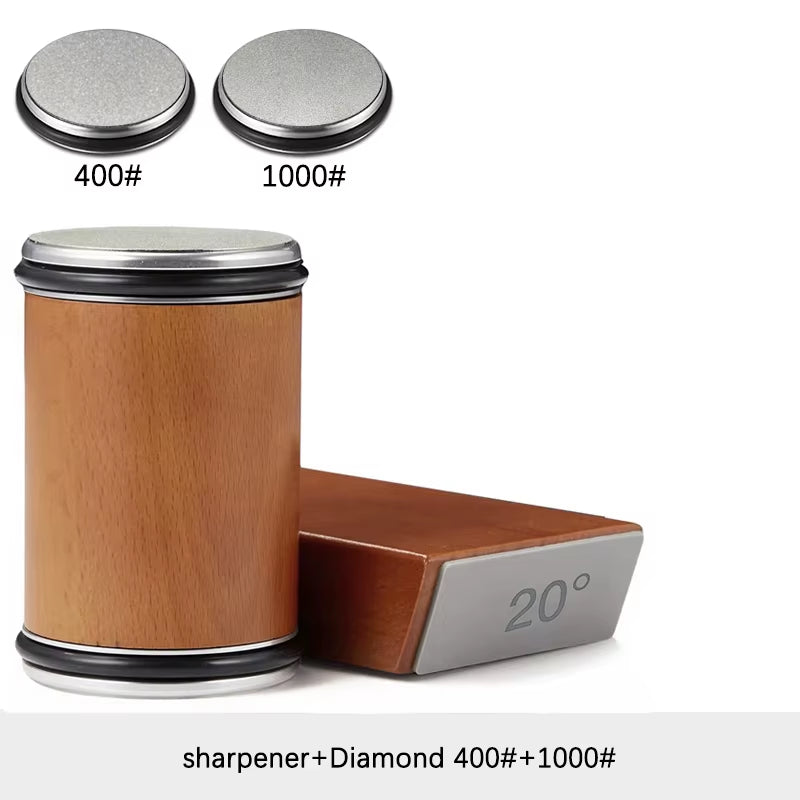 Messerschärfer Set | Diamant | Magnethalter | 15° & 20°